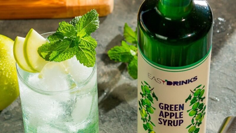 Receita soda italiana de maçã verde bebida refrescante 5 (8)