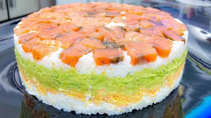 Bolo de Sushi Simples
