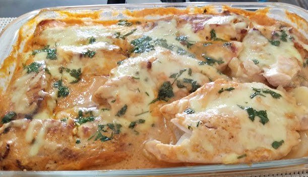 Filé de Peixe com Creme de Milho