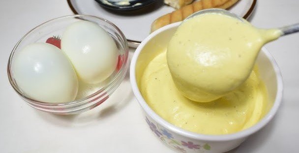 Maionese Caseira Saudável com Ovo Cozido