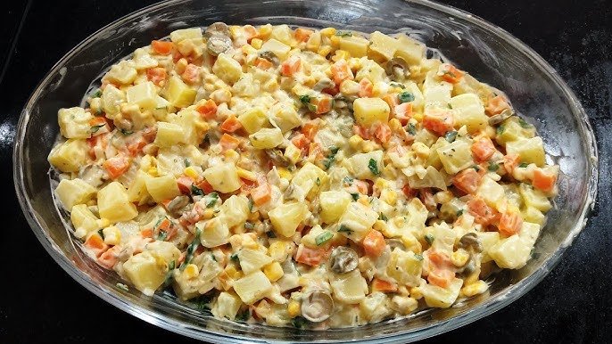 Salada de Maionese Natalina Simples