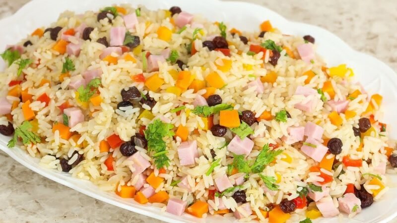 Arroz à Grega Colorido, Perfeito para Acompanhamento 5 (14)