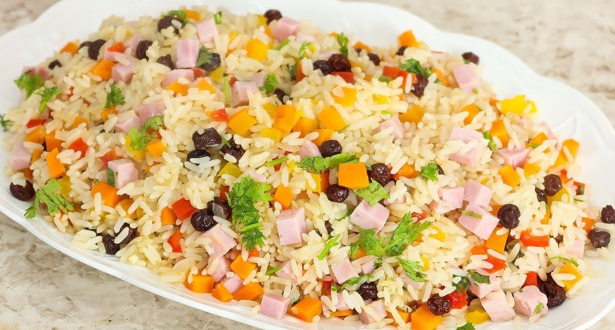 Arroz à Grega Colorido – Perfeito para Acompanhamento