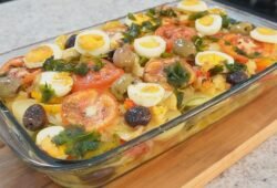 Bacalhoada Natalina com Batatas e Legumes