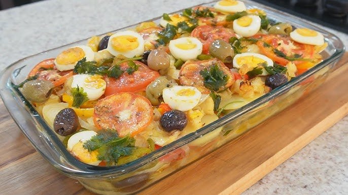 Bacalhoada Natalina com Batatas e Legumes