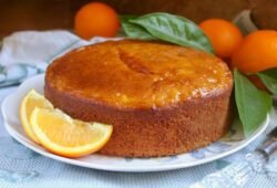 Bolo de Laranja Natural com Casca Aroma e Sabor Únicos
