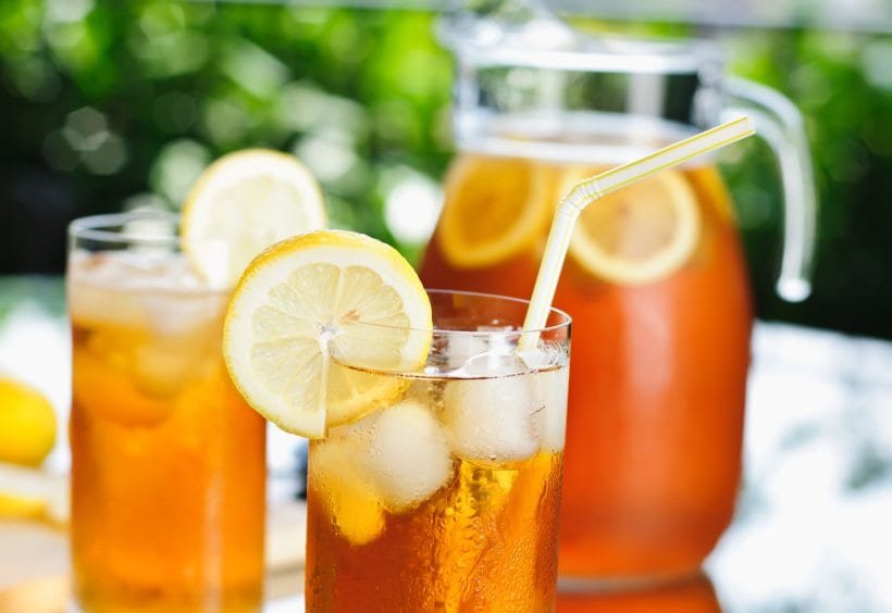 Chá Gelado Natural com Limão e Mel