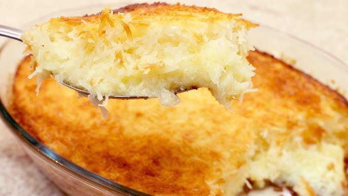 Cocada de Forno Macia e Douradinha