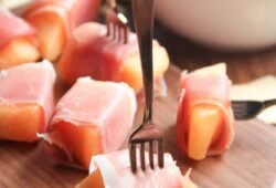 Entradas de Presunto com Melão Petisco Rápido