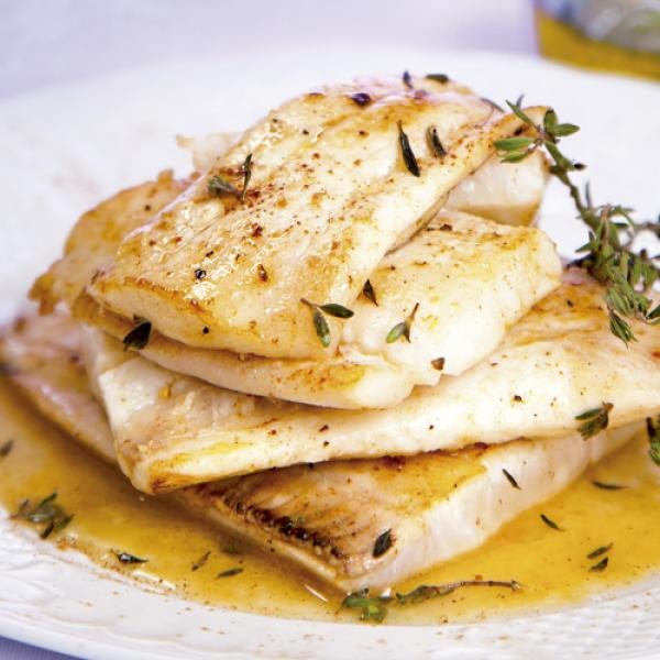 Filé de Peixe Assado com Limão e Alho