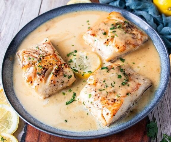 Prato de Bacalhau Cremoso para Ceia