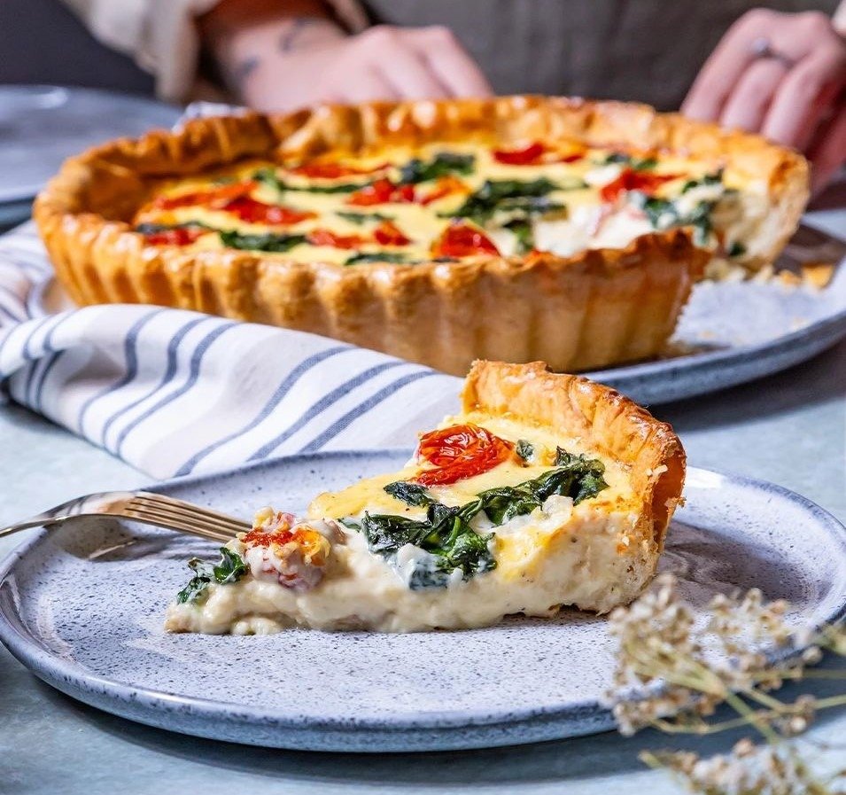 Quiche de Tomate Seco Fácil e Rápida para Festas e Jantares