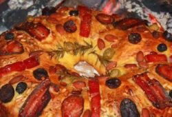 Receita De Bolo Rei De Enchidos fácil de fazer