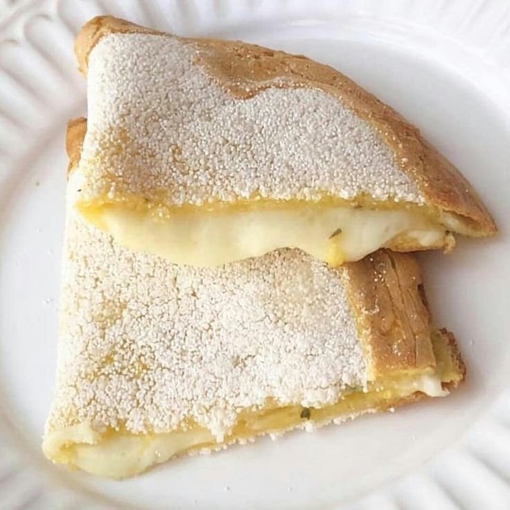 Tapioca Recheada com Queijo e Orégano