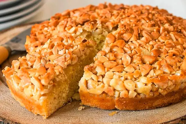 Tarte de Amêndoa Natalina Portuguesa