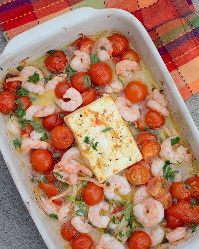 Entrada de Catupiry, Tomate e Camarão