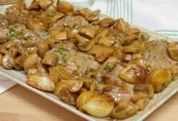 lombinho com cogumelos facil rapido e saudavel