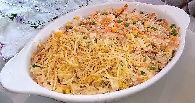 salpicão de bacalhau gratinado facil de fazer 5 (11)