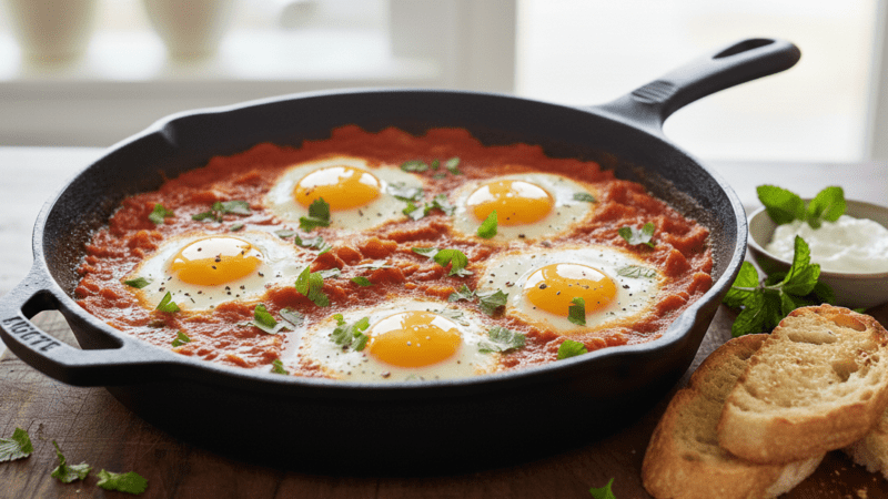 A Melhor Receita de Ovos no Tomate para o Almoço 5 (13)