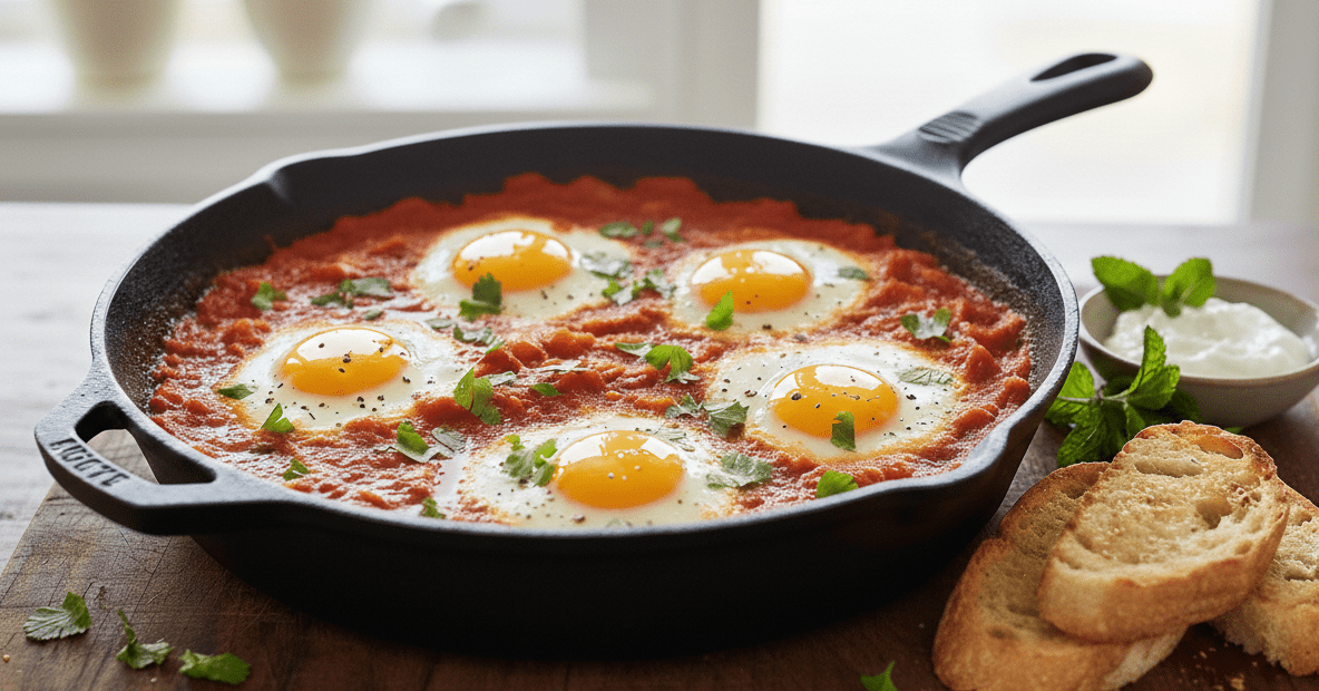 Ovos no Tomate para o Almoço
