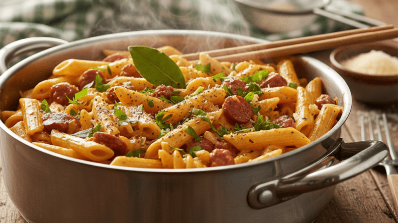 Almoço de 15 Reais Macarrão Cremoso ,Uma Panela Só 5 (13)