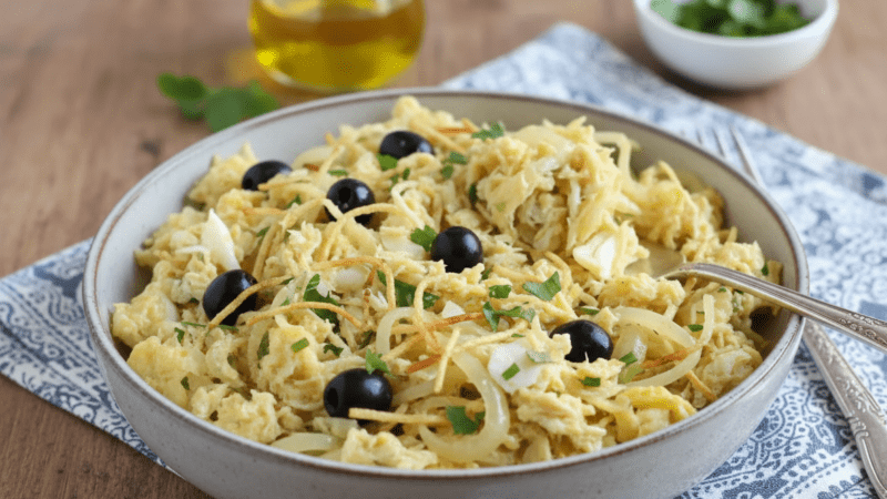 Bacalhau à Brás Tradicional: A Receita Cremosa e Fácil Portugal! 5 (10)