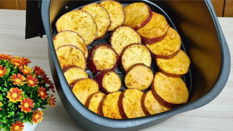 Batata Doce Crocante na Air Fryer Saudável e Perfeita 5 (18)