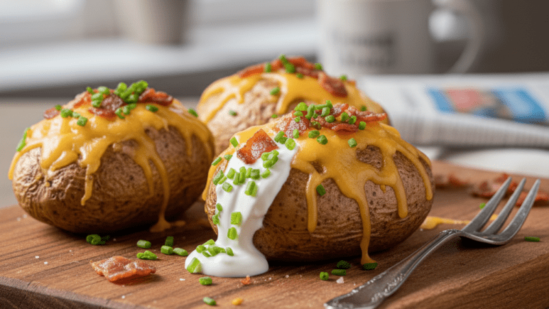 Batata Recheada na Air Fryer: Receita Fácil e Cremosa! 5 (18)