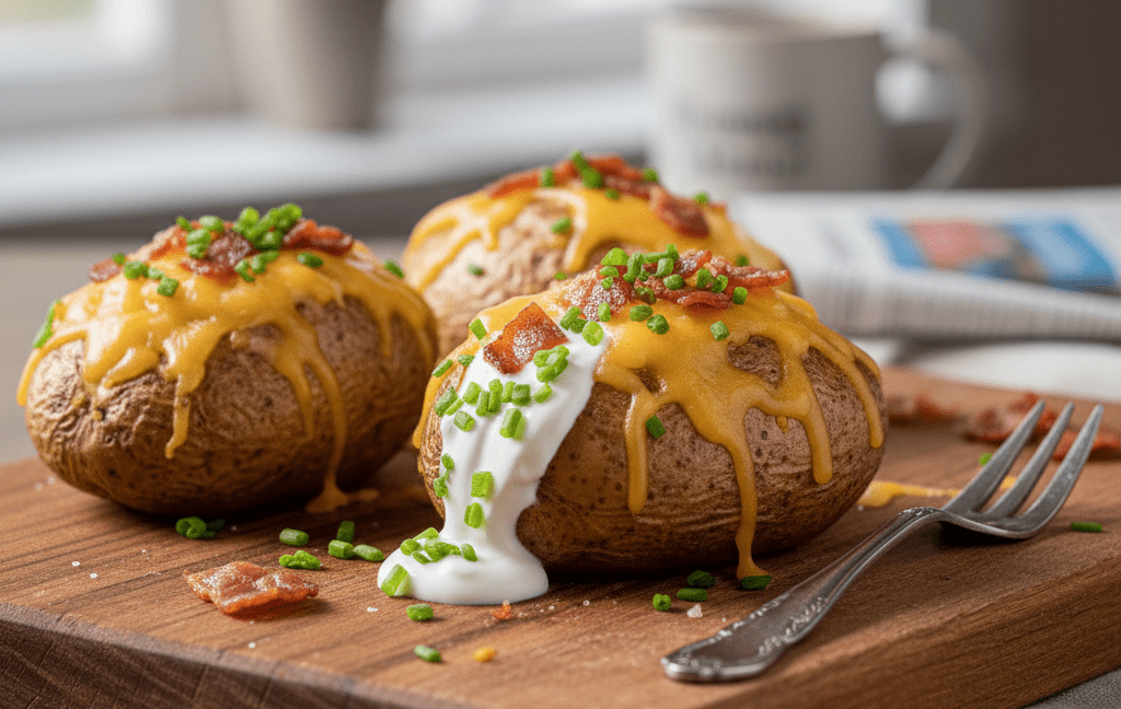 Batata Recheada na Air Fryer: Receita Fácil e Cremosa!