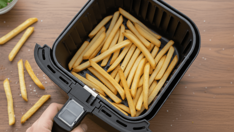Batata na Air Fryer :Truque Ficar Crocante como Lanchonete! 5 (14)
