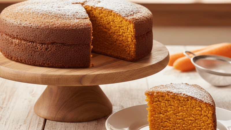 Bolo de Cenoura Liquidificador: A Receita Fofinha  Nunca Sola 5 (15)