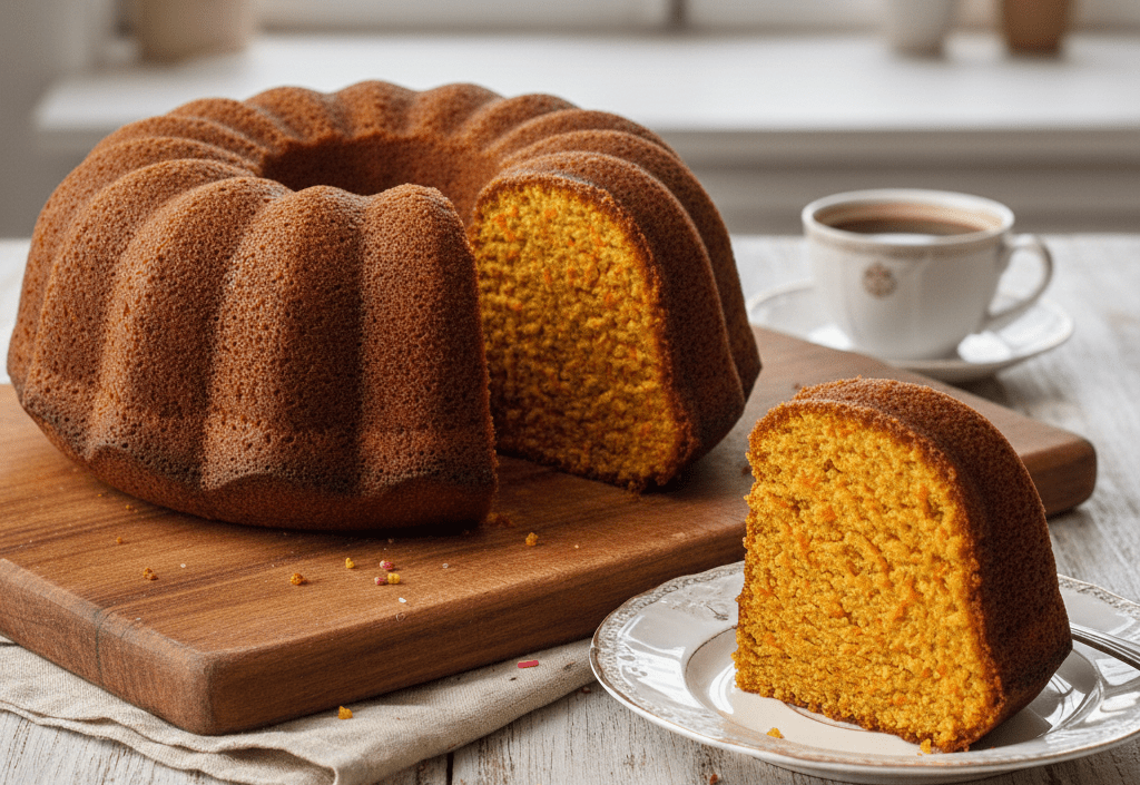 Bolo de Cenoura de Liquidificador Fofinho