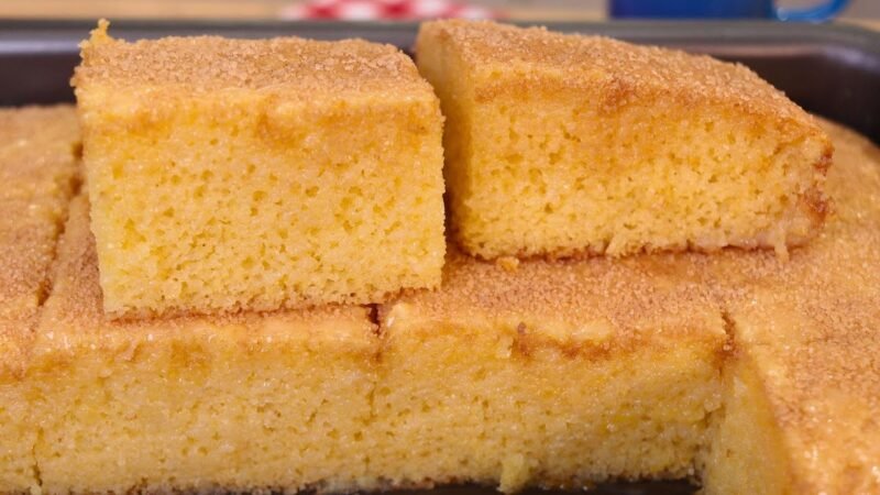 Bolo de Fubá Molhadinho com Coco Ralado Fácil 5 (18)