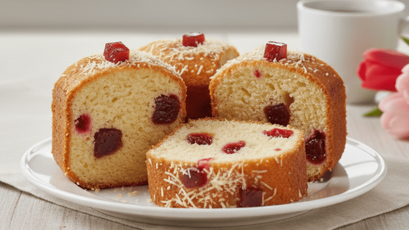 Bolo de Iogurte com Goiabada Receita para Café Tarde! 5 (18)