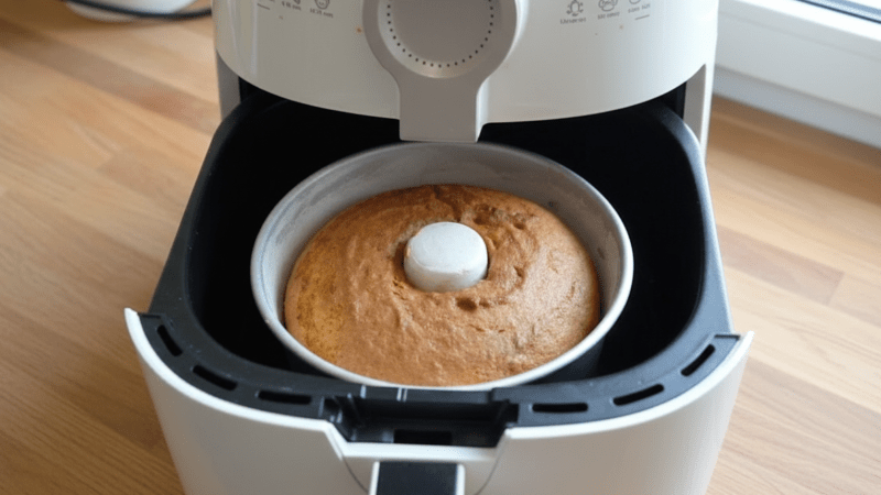 Bolo na Air Fryer Segredo Ficar Fofinho: 20 Minutos! 5 (10)