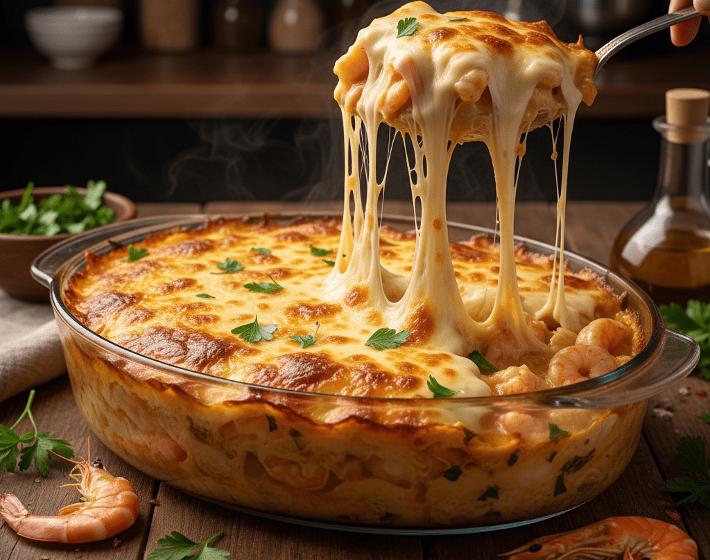 CHICLETE DE CAMARÃO NA TRAVESSA: CREMOSA Fácil DO MUNDO!