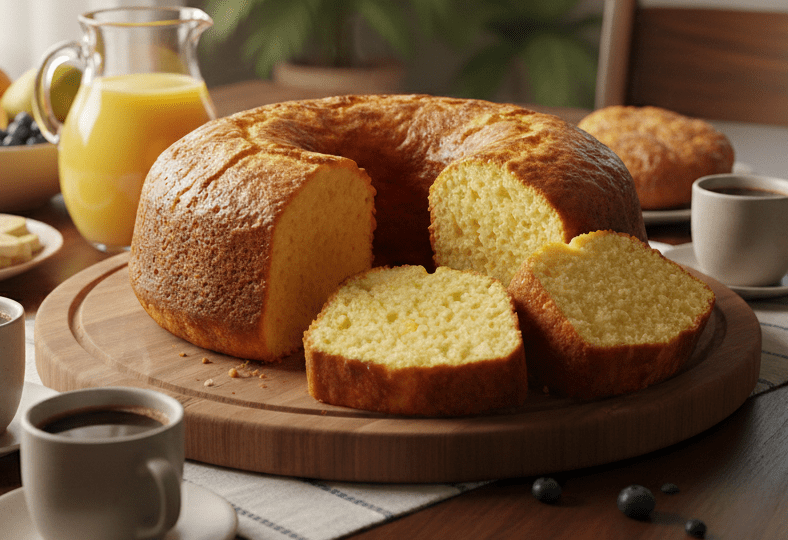 Bolo de Milho Caseiro Tradicional