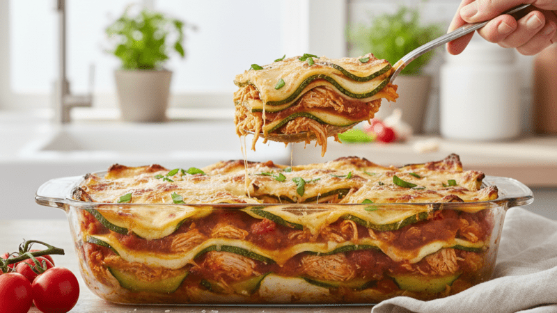 Como Fazer Lasanha de Abobrinha com Frango. 5 (12)