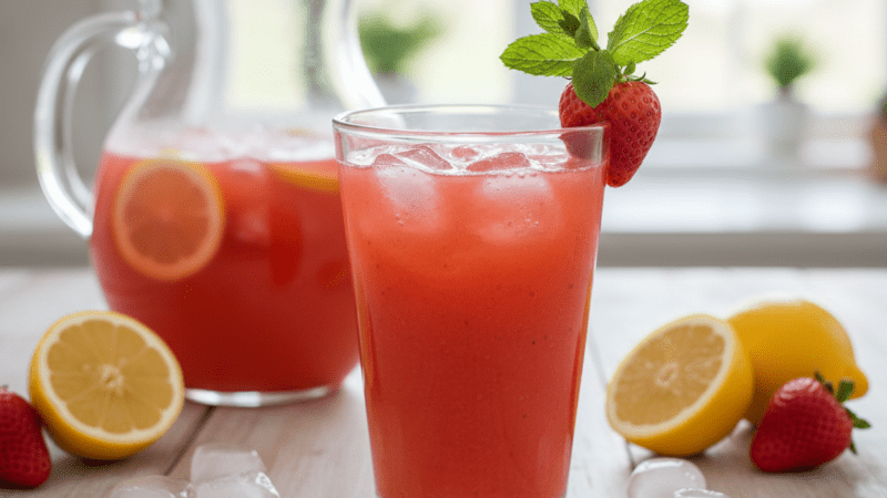 Como Fazer Limonada Suíça de Morango e Muito Rápida 5 (12)