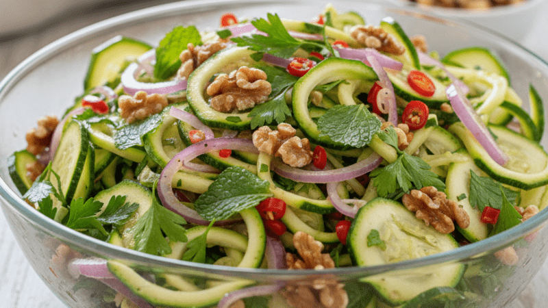 Como Fazer Salada de Abobrinha Menina: fit Pronta em 5 Minutos 5 (15)