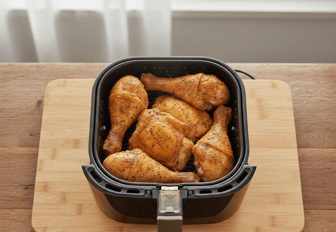 Frango com Maionese na Air Fryer dourado