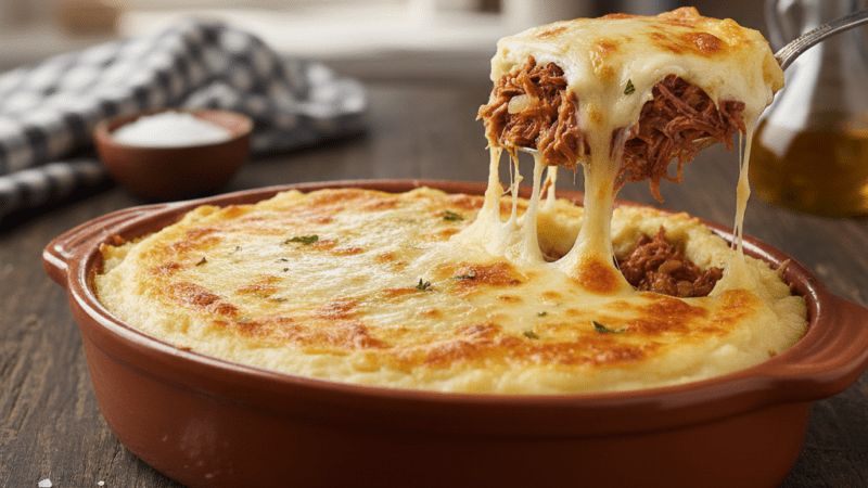 Escondidinho de Carne Seca : Purê Cremoso que Você  Viu! 5 (18)