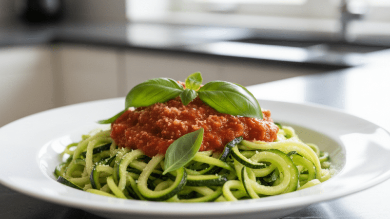 Espaguete de Abobrinha Low Carb: Jante isso e desinche rápido 5 (15)