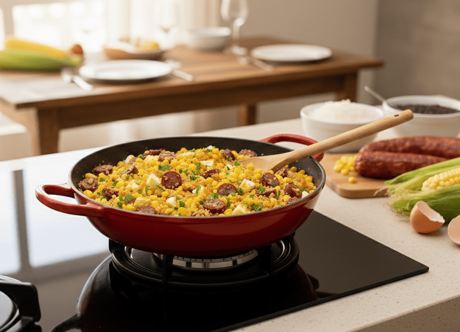 Farofa de Calabresa Especial: Super Crocante e Molhadinha!