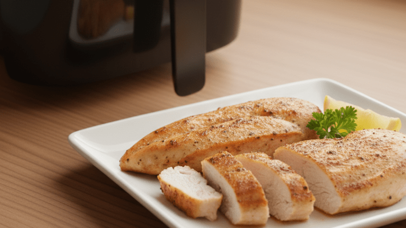 Filé de Frango na Air Fryer: Suculento e Dourado! 5 (18)