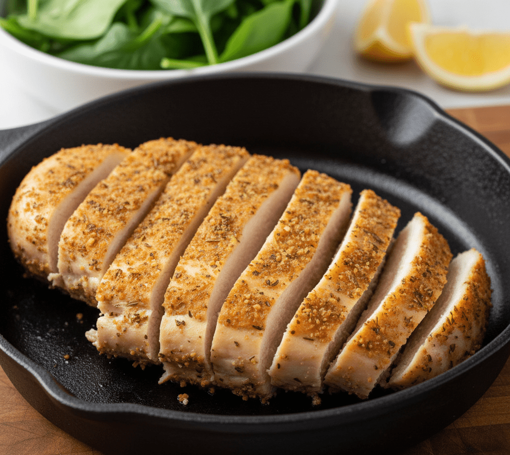 Filé de Frango na Frigideira Suculento