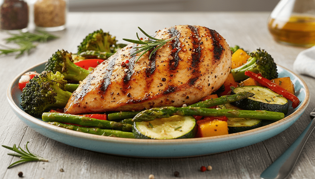 Frango Grelhado Fit Com Legumes – Seca Gordura