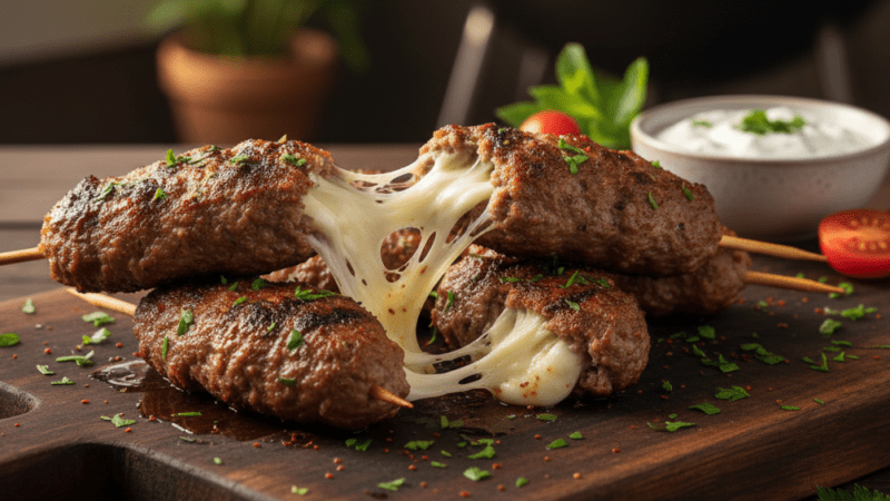 Kafta Recheada com Queijo: Receita Suculenta Fácil de Fazer 5 (11)