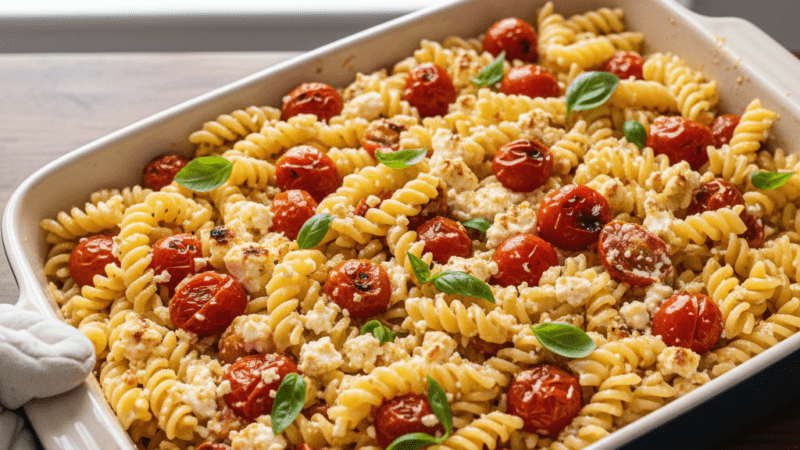 Macarrão com Feta e Tomate Assado A Receita Viral 5 (18)