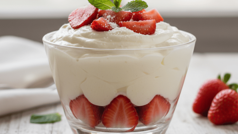 Mousse de Leite Ninho com Morango: Sobremesa Fácil  Rápida! 5 (17)